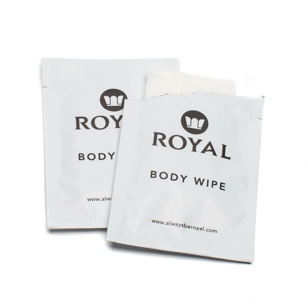 Royal Body Wipes Individually Wrapped (30 wipes per box)